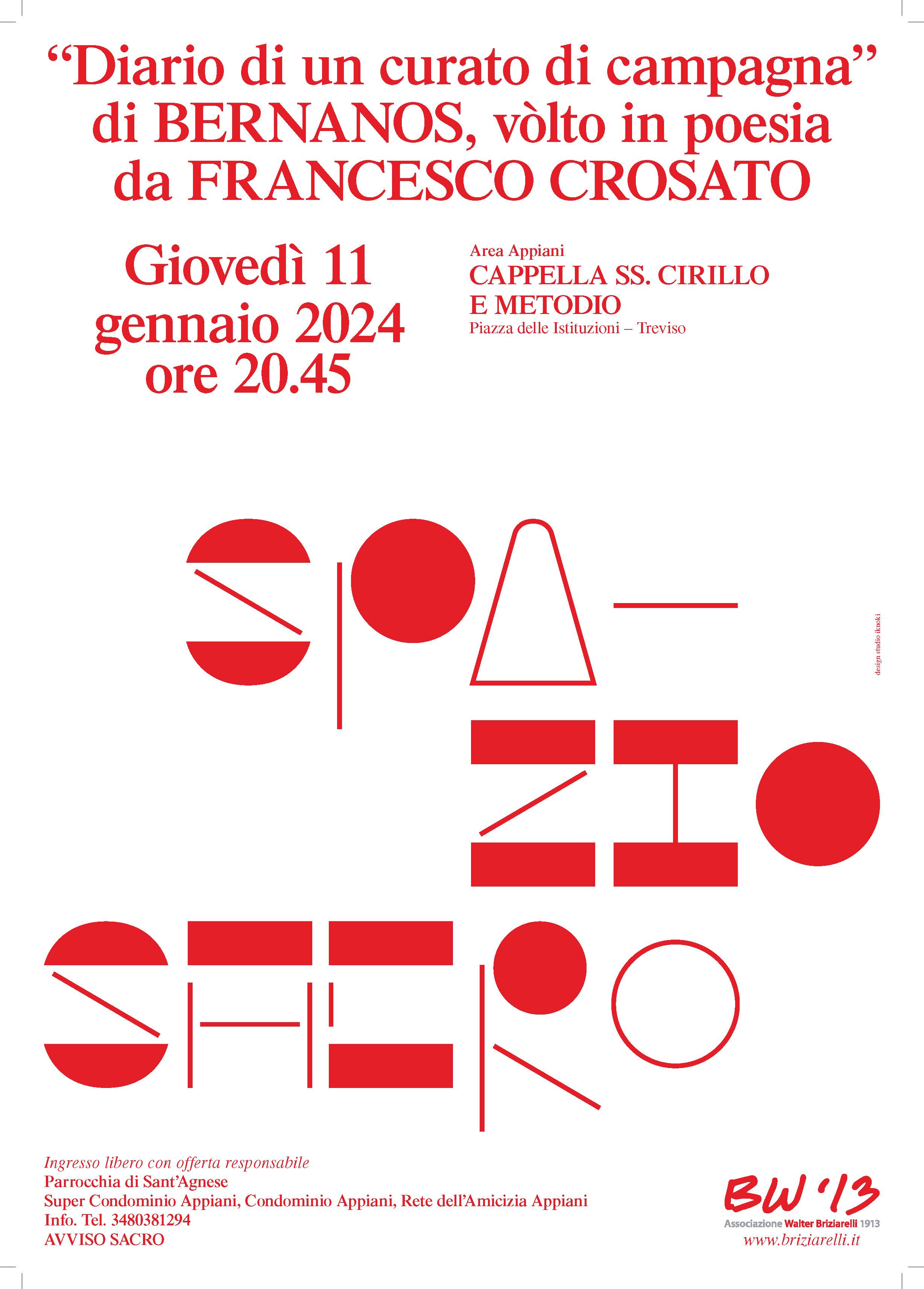 “Diario di un curato di campagna” di BERNANOS, vòlto in poesia da FRANCESCO CROSATO “Diario di un curato di campagna” di BERNANOS, vòlto in poesia da FRANCESCO CROSATO