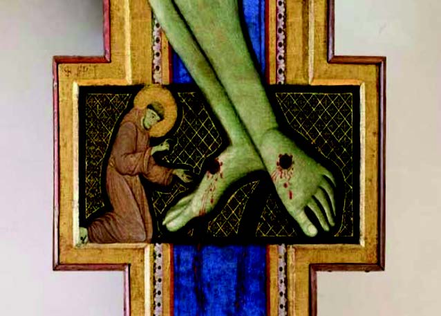 Maestro di San Francesco - particolare (1272) - Galleria naz. dell’Umbria - Perugia La povertà di San Francesco - Spazio Sacro