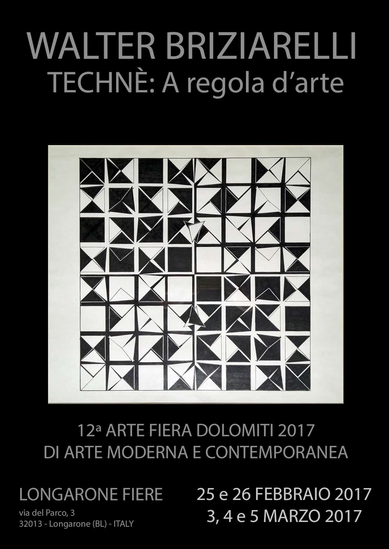 TECHNÈ. A regola d'arte - 12°  FIERA  D'ARTE MODERNA E CONTEMPORANEA 2017